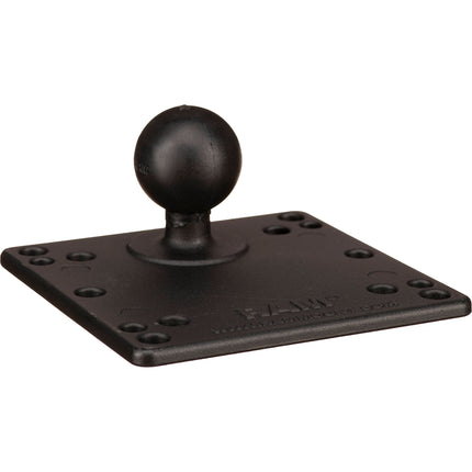 RAM Mounts RAM-246U Base Cuadrada 4.75" con Patrones VESA y Bola de Goma 1.5"
