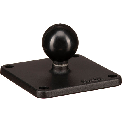 RAM Mounts RAM soporte bola 1 pulgada base 2.5 x 2.5 pulgadas aluminio marino