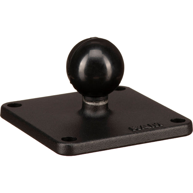 RAM Mounts RAM soporte bola 1 pulgada base 2.5 x 2.5 pulgadas aluminio marino