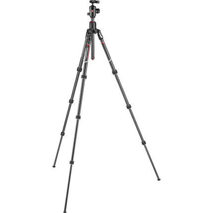 Manfrotto Befree GT XPRO trípode de viaje fibra carbono 64.6 in 26.5 lb carga