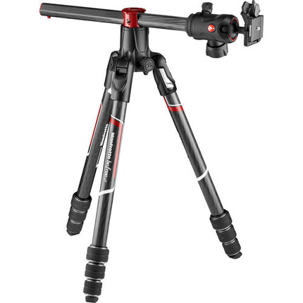 Manfrotto Befree GT XPRO trípode de viaje fibra carbono 64.6 in 26.5 lb carga
