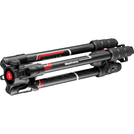 Manfrotto Befree GT XPRO trípode de viaje fibra carbono 64.6 in 26.5 lb carga