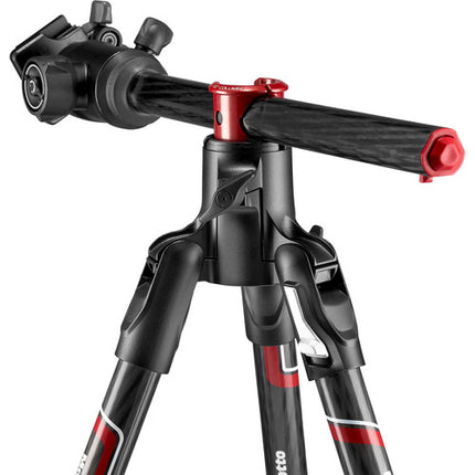 Manfrotto Befree GT XPRO trípode de viaje fibra carbono 64.6 in 26.5 lb carga