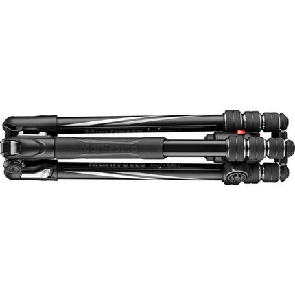 Manfrotto Befree GT Trípode de aluminio para viaje carga 12 kg altura 164 cm con cabezal 496 negro