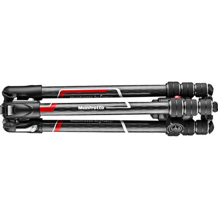 Manfrotto Befree GT trípode de fibra de carbono 64 cm capacidad 12 kg con cabeza 496 y bolsa acolchada