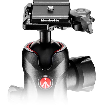 Manfrotto Befree GT Trípode de aluminio para viaje carga 12 kg altura 164 cm con cabezal 496 negro