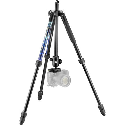 Manfrotto Element MII Trípode de Aluminio 63" Altura 17.6 lb capacidad Azul