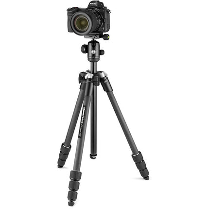Manfrotto Element MII Tripié Carbono Bluetooth 63" Capacidad 8kg con Abrazadera Smartphone