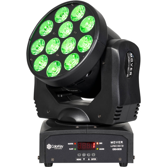 ColorKey Mover Wash HEX 12 Cabeza Móvil LED 12x12W RGBWA UV 540°x270°