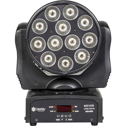 ColorKey Mover Wash HEX 12 Cabeza Móvil LED 12x12W RGBWA UV 540°x270°