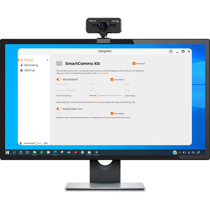 Creative Labs Live Cam Sync V3 Webcam 1440p Sensor 5MP 95° FOV
