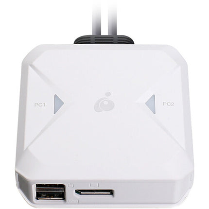 IOGEAR 2 Puertos USB-C KVM Switch 4K 60Hz con DisplayPort salida