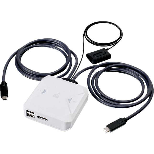IOGEAR 2 Puertos USB-C KVM Switch 4K 60Hz con DisplayPort salida