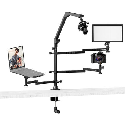 VIJIM LS21 Soporte de Escritorio con Brazo Extensible y Sujeción para Tablet 18.7"