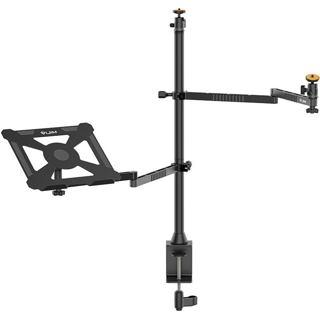 VIJIM LS22 Soporte de Escritorio con Brazos Extensibles y Bandeja para Laptop 23.6"