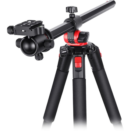 Neewer 79" Trípode Multifuncional de Aluminio Capacidad 33 lb Altura Máxima 78.7"