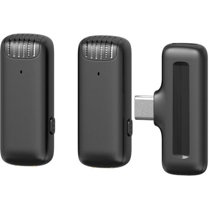 Ulanzi J12 Sistema de Micrófono Inalámbrico para 2 Personas con USB-C 6 Horas de Batería y Estuche de Carga