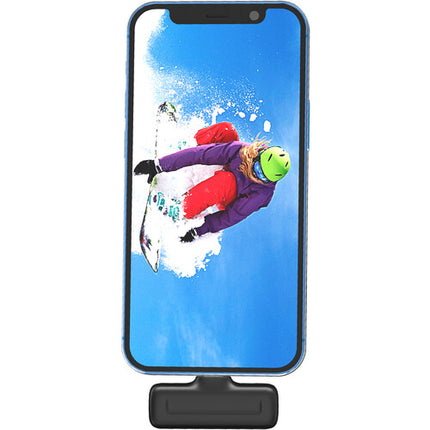 Ulanzi J12 Sistema de Micrófono Inalámbrico para 2 Personas con Conector Lightning y Estuche de Carga Negro