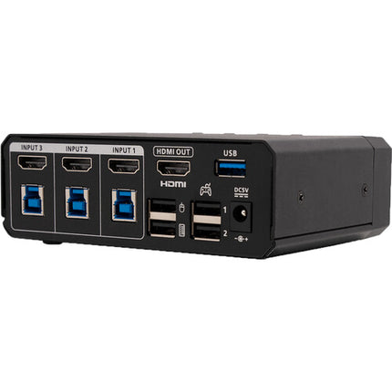 IOGEAR KeyMander Nexus 3 Puertos Switch KVM Gaming 4K 60Hz HDMI USB