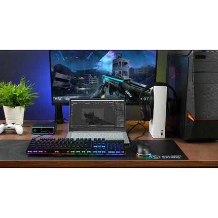 IOGEAR KeyMander Nexus 3 Puertos Switch KVM Gaming 4K 60Hz HDMI USB