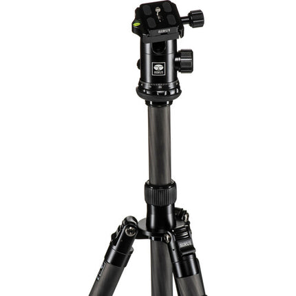 Sirui ET-2204 Trípode de Fibra de Carbono 57" Capacidad 12kg con Cabezal E-20