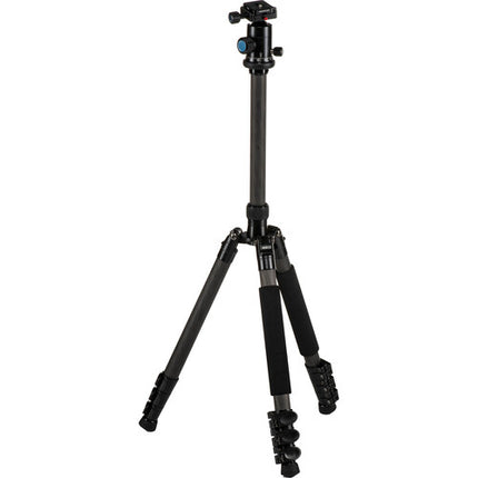 Sirui ET-2204 Trípode de Fibra de Carbono 57" Capacidad 12kg con Cabezal E-20