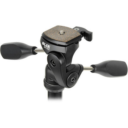 SLIK Pro 400 DX Trípode con Cabezal SH-705E 61 Pulgadas Capacidad 5.6 kg