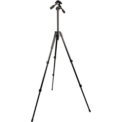 SLIK Pro AL-323-3W Trípode de Aluminio 3 Secciones 75.5 Pulgadas 8.8 lb Capacidad