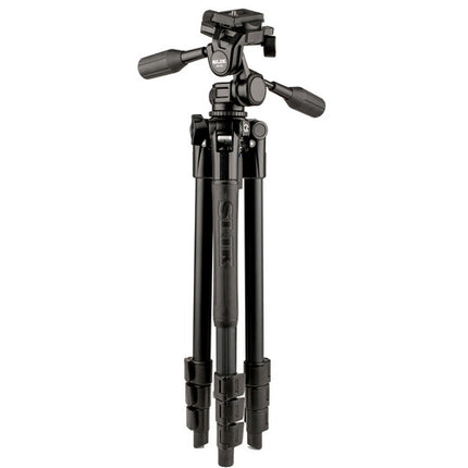 SLIK Pro AL-324-3W Trípode de Aluminio 4 Secciones 67 Pulgadas 8.8 lb Capacidad