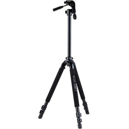 SLIK Pro 700 DX Trípode con Cabezal 3 Vías 75 Pulgadas y Capacidad 9 kg Negro