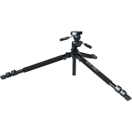 SLIK Pro 700 DX Trípode con Cabezal 3 Vías 75 Pulgadas y Capacidad 9 kg Negro