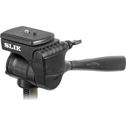Trípode SLIK U8000 con cabezal 3 vías capacidad 2 kg altura máxima 150 cm