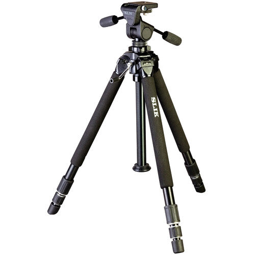 SLIK PROFESSIONAL II-LE trípode de aluminio con cabeza de paneo 72.2" y capacidad 22 lb