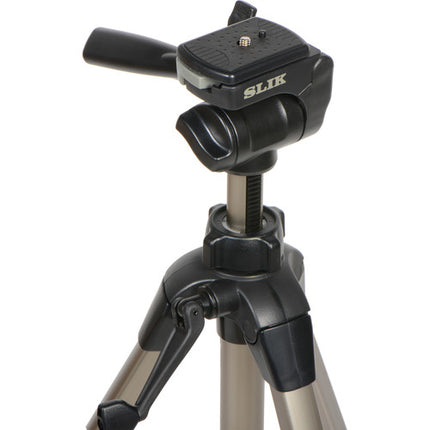 SLIK U9000 Trípode con Cabezal Pan y Tilt Capacidad 2 Kg Altura 150 cm