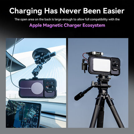 SmallRig Mobile Video Cage Kit para iPhone 14 Pro con Asa Side Handle y Mando inalámbrico