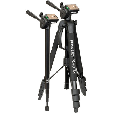 Sunpak Ultra7040TM Tri-Monopod 64.5 Pulgadas con Adaptadores para Smartphone y Cámara de Acción