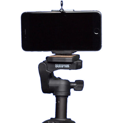 Sunpak Ultra7040TM Tri-Monopod 64.5 Pulgadas con Adaptadores para Smartphone y Cámara de Acción