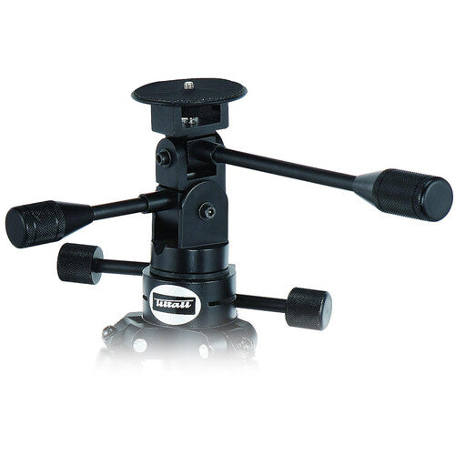 Tiltall Tripod TE Original Trípode con Cabezal 3 Vías Negro 74" alt Max 44 lb carga