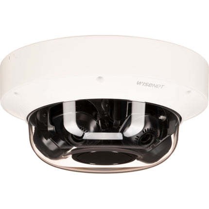 Hanwha Vision WiseNet P Series PNM-9084QZ1 Cámara Domo Red 8MP 4 Sensores 4x 3-6mm Zoom Óptico IP66