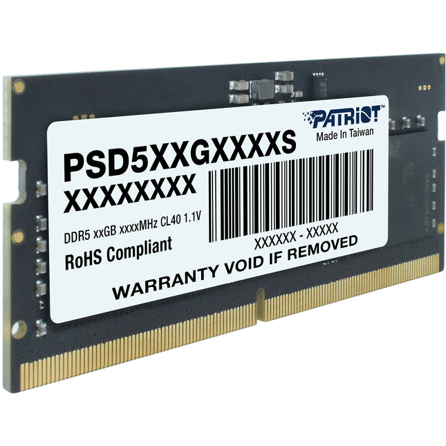 Patriot 32GB DDR5 4800 MHz SO-DIMM Módulo de Memoria 262 pines