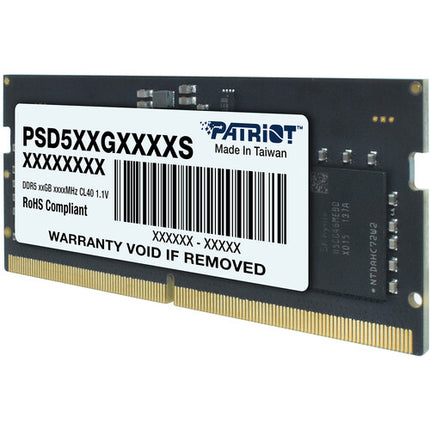 Patriot 32GB DDR5 4800 MHz SO-DIMM Módulo de Memoria 262 pines