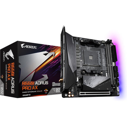 Gigabyte B550I AORUS PRO AX Placa base Mini-ITX AM4 DDR4-5300 Wi-Fi 6