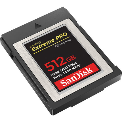 SanDisk 512GB Extreme PRO CFexpress Tipo B y SDXC Kit Tarjetas Memoria 1700 MB/s 310 MB/s