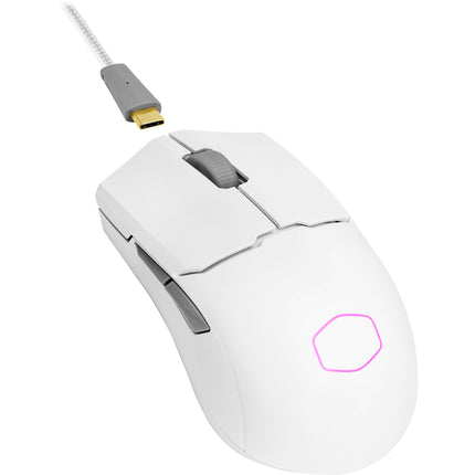 Cooler Master MM712 Ratón Gaming Inalámbrico 2.4 GHz Bluetooth 5.1 1000 Hz Blanco