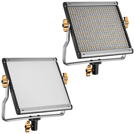 Neewer Kit de Video 2 Luces LED Bi-Color 480 con Soportes 75" y Difusores Blancos