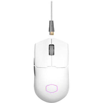 Cooler Master MM712 Ratón Gaming Inalámbrico 2.4 GHz Bluetooth 5.1 1000 Hz Blanco