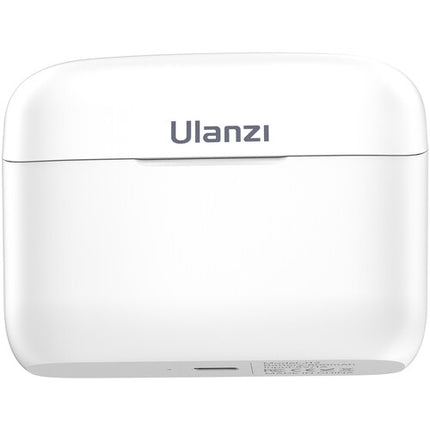 Ulanzi J12 Sistema de Micrófono Inalámbrico 2 Personas 65.6ft Alcance 6h Batería Blanco