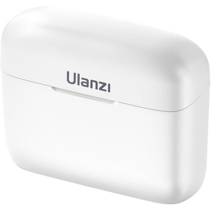Ulanzi J12 Sistema de Micrófono Inalámbrico 2 Personas 65.6ft Alcance 6h Batería Blanco