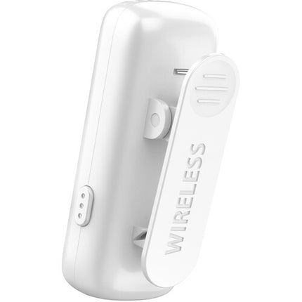 Ulanzi J12 Sistema de Micrófono Inalámbrico 2 Personas 65.6ft Alcance 6h Batería Blanco
