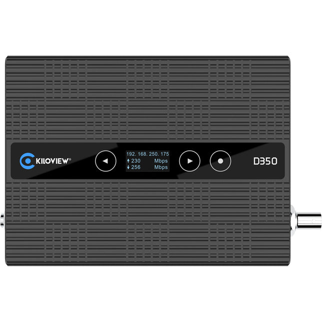 Kiloview D350 Decodificador de Video IP 4Kp60 H.265 HDMI 3G-SDI